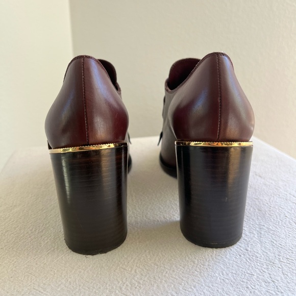 Salvatore Ferragamo burgandy leather heels size 8.5 - Picture 4 of 8